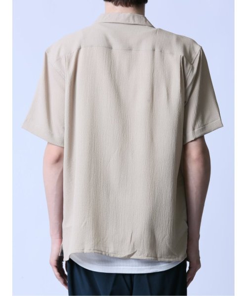 semanticdesign(セマンティックデザイン)/吸水速乾 アムンゼン オープンカラー半袖シャツ/img15