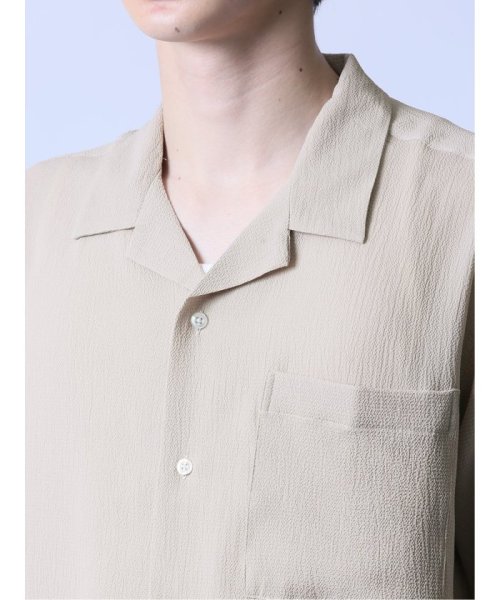semanticdesign(セマンティックデザイン)/吸水速乾 アムンゼン オープンカラー半袖シャツ/img16