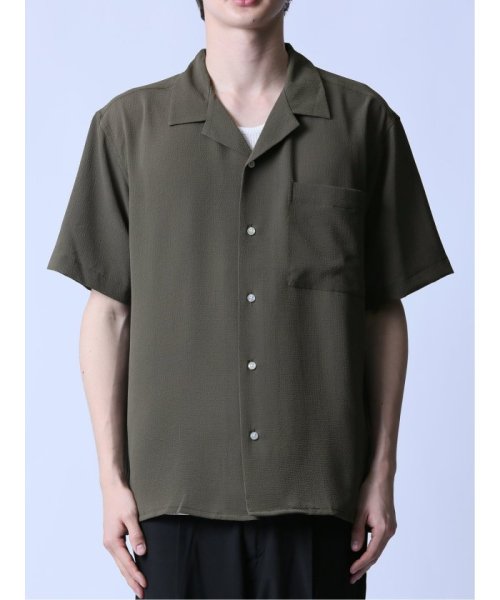 semanticdesign(セマンティックデザイン)/吸水速乾 アムンゼン オープンカラー半袖シャツ/img21