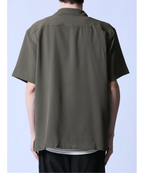 semanticdesign(セマンティックデザイン)/吸水速乾 アムンゼン オープンカラー半袖シャツ/img23