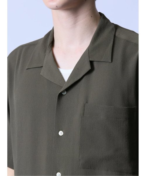 semanticdesign(セマンティックデザイン)/吸水速乾 アムンゼン オープンカラー半袖シャツ/img24