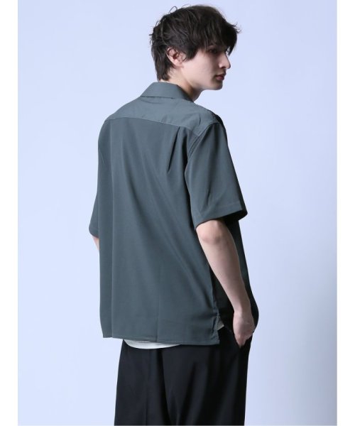 semanticdesign(セマンティックデザイン)/パネル切替 レギュラーカラー半袖シャツ/img02