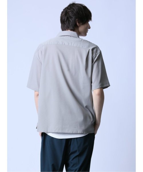 semanticdesign(セマンティックデザイン)/パネル切替 レギュラーカラー半袖シャツ/img12