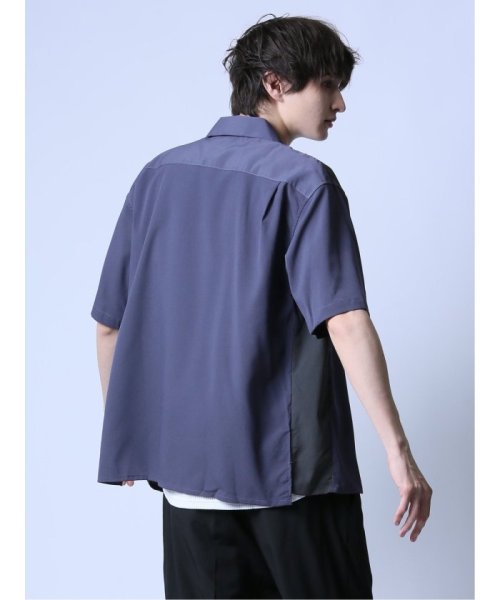 semanticdesign(セマンティックデザイン)/パネル切替 レギュラーカラー半袖シャツ/img20