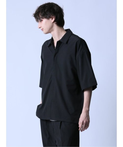semanticdesign(セマンティックデザイン)/接触冷感 オーバーサイズ半袖シャツ/img01