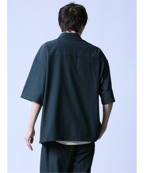 semanticdesign(セマンティックデザイン)/接触冷感 オーバーサイズ半袖シャツ/img11