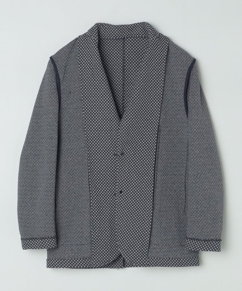 SHIPS: TEXBRID(R) ジャカード 2ボタン ジャケット 