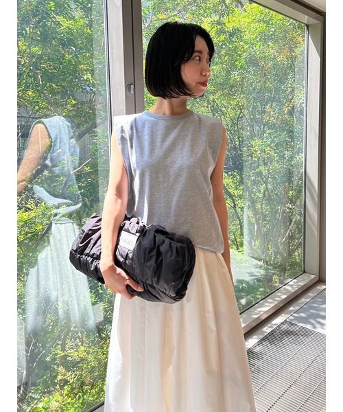 eco 撥水ギャザーフレアスカート 予めご了承ください