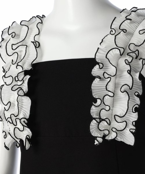 ショルダーフリルIラインワンピース 予めご了承ください W1366268816(10450円)