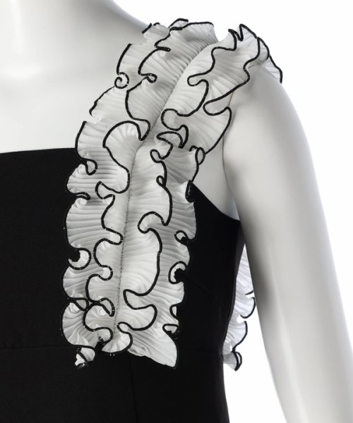 ショルダーフリルIラインワンピース 予めご了承ください W1366268816(10450円)