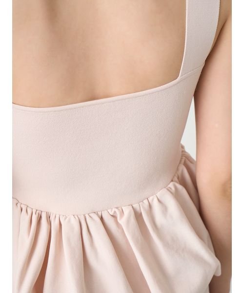 ペプラムビスチェ&Iラインスカートセット 予めご了承ください 総丈 ウエスト ヒップ 裾幅