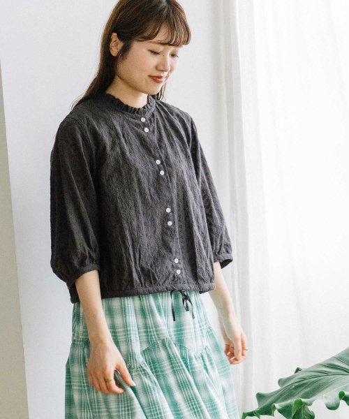 フリル衿クロップドブラウス 人気・おすすめ｜安定人気・収納便利におすすめ 期間限定割引 配送追跡可 国内発送・メーカー保証対応