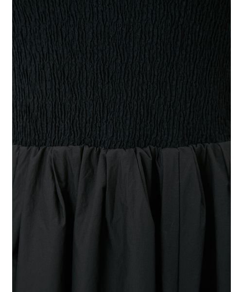 バックリボンカットコンビワンピース ベルテッド クレープ キャップスリーブ ドレス W1638610368(12650円)