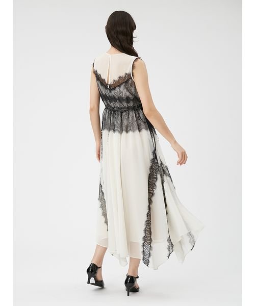 レーストリムフレアドレス 予めご了承ください