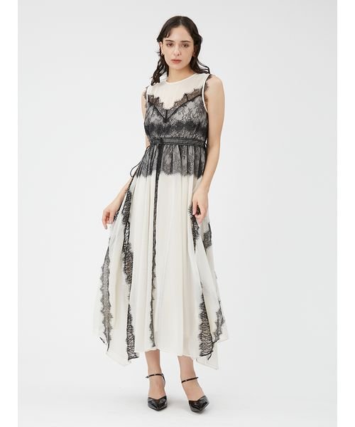 レーストリムフレアドレス 予めご了承ください