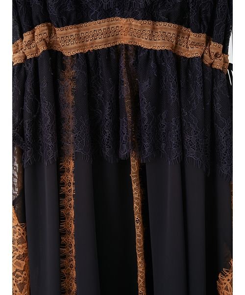 レーストリムフレアドレス 予めご了承ください