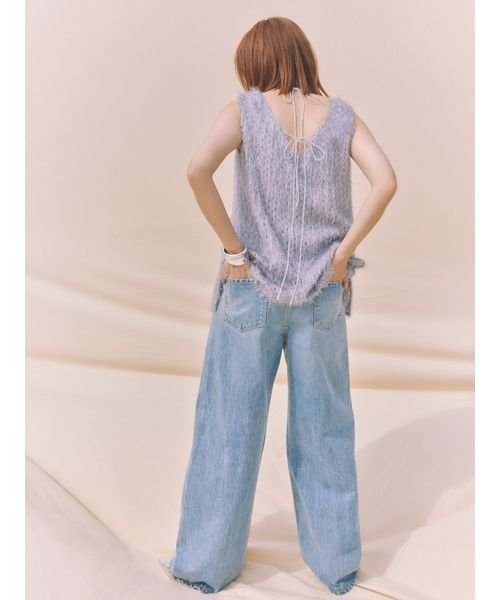 ハイウエストデニムパンツ 予めご了承ください