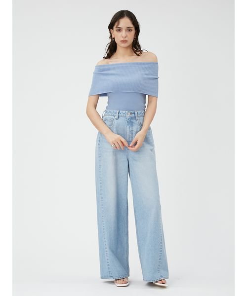 ハイウエストデニムパンツ 予めご了承ください