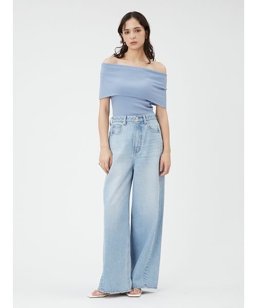 ハイウエストデニムパンツ 予めご了承ください