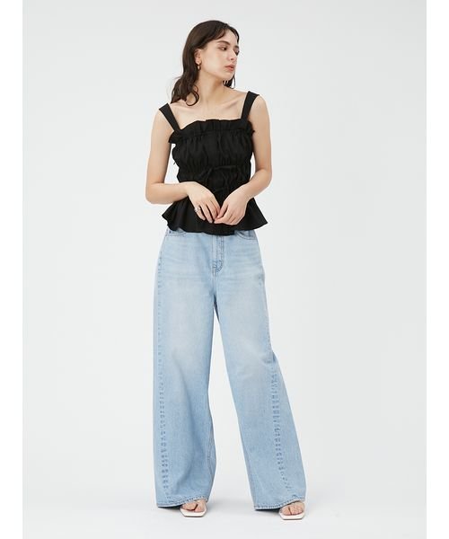 ハイウエストデニムパンツ 予めご了承ください