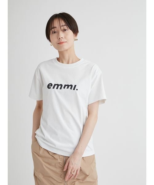 emmi atelier(emmi　atelier)/eco emmiロゴUVカットTシャツ/img02