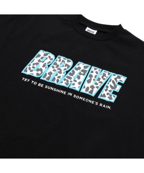 BREEZE(ブリーズ)/WEB限定  ジュニア発泡プリントロゴTシャツ/img10