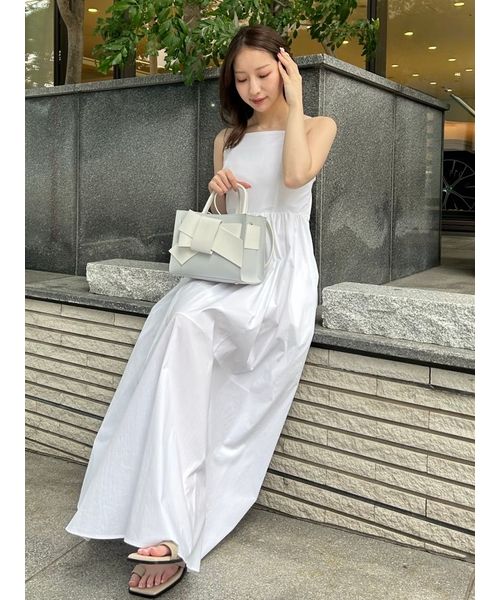 フレイアイディー✨タグ付新品未使用 リネン混ワンピース FREE