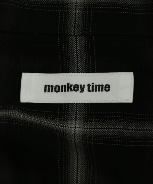 monkey time(モンキータイム)/オンブレ チェック オープンカラー シャツ/img15