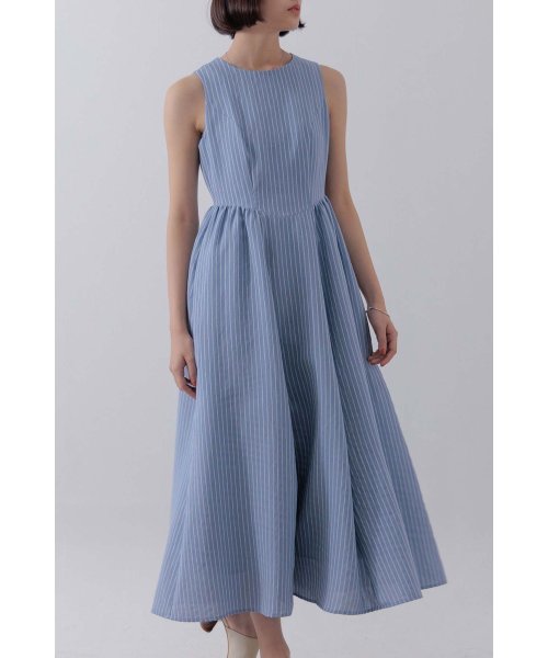 ジャガードストライプワンピース 