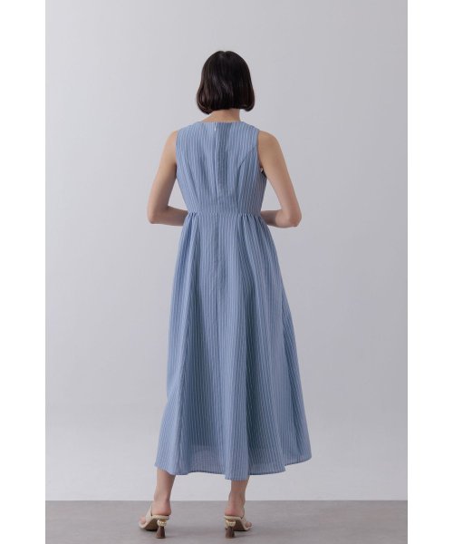 ジャガードストライプワンピース 