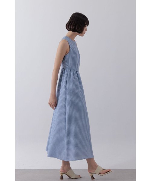 ジャガードストライプワンピース 