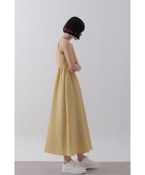 ジャガードストライプワンピース 