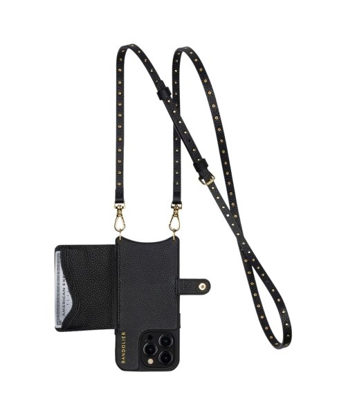 BANDOLIER バンドリヤー iPhone15 Plus iPhone 15 Pro Max スマホケース スマホショルダー 携帯 アイフォン ニコル マグ 