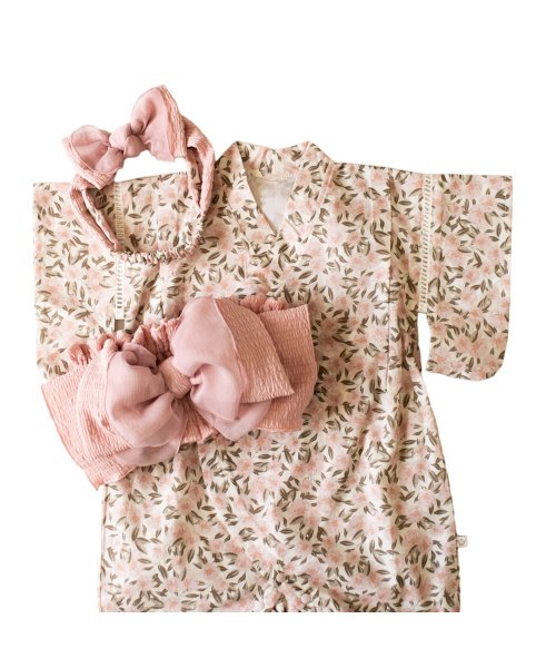 mocmof モクモフ 子供服 女の子 男の子 ロンパース 花柄 ベビー 赤ちゃん 70－90対応 帯付き 浴衣袖 帯付き 浴衣袖ロンパース 花柄 ブラック ア 人気・おすすめ｜使いやすい・旅行におすすめ セール中 全国発送 国内発送対応