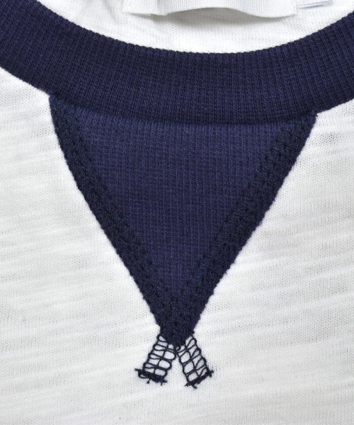 SLAP SLIP(スラップスリップ)/デニムポケット付きはたらくくるま刺しゅうラグランスリーブ半袖Tシャツ(80~12/img14
