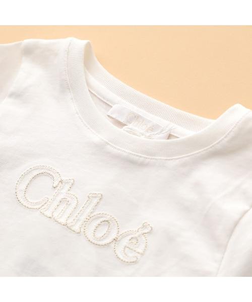 Chloe(クロエ)/Chloe Kids 半袖 Tシャツ C20110 ロゴ刺繍/img03