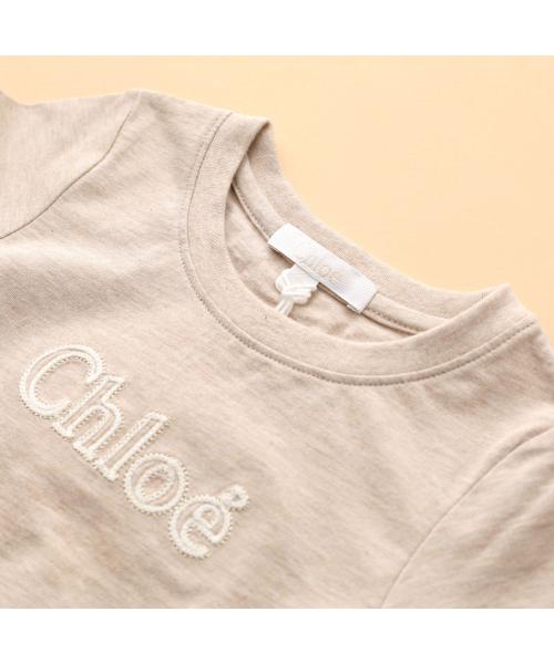セール】Chloe Kids 半袖 Tシャツ C20112 ロゴ刺繍(506202349 ...