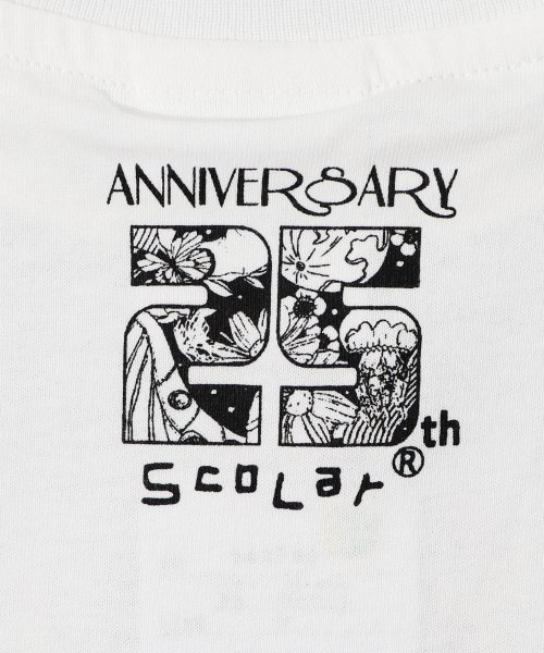 ScoLar(スカラー)/Re:花飾りをした女の子 ラメプリントTシャツ/img10