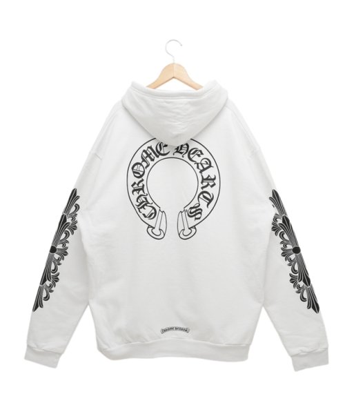 クロムハーツ パーカー フーディー ホワイト メンズ CHROME HEARTS 164227 WHT CHROME HEARTS クロムハーツ パーカー フーディー ホワイト メンズ