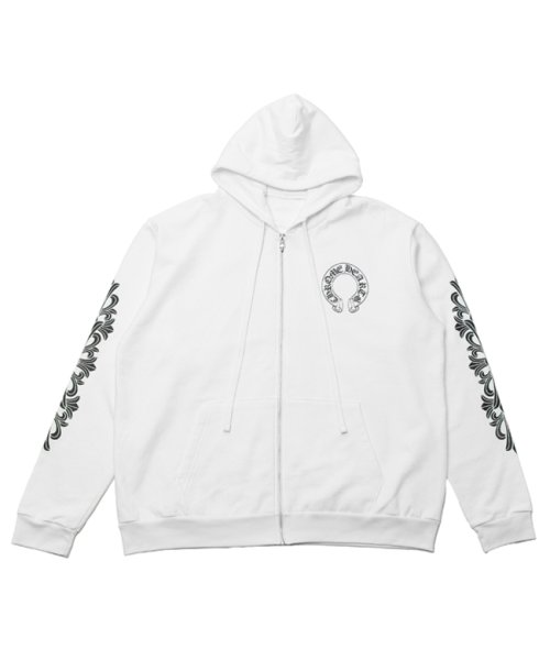 クロムハーツ パーカー フーディー ホワイト メンズ CHROME HEARTS 164227 WHT CHROME HEARTS クロムハーツ パーカー フーディー ホワイト メンズ