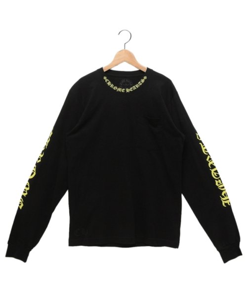 クロムハーツ Tシャツ カットソー ロンT ブラック メンズ CHROME HEARTS 314511 BKG CHROME HEARTS クロムハーツ Tシャツ カットソー ロンT ブラック メンズ