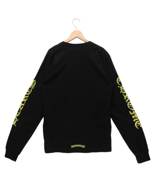 クロムハーツ Tシャツ カットソー ロンT ブラック メンズ CHROME HEARTS 314511 BKG CHROME HEARTS クロムハーツ Tシャツ カットソー ロンT ブラック メンズ