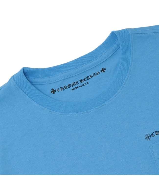 クロムハーツ Tシャツ カットソー ロンT ブルー メンズ CHROME HEARTS 