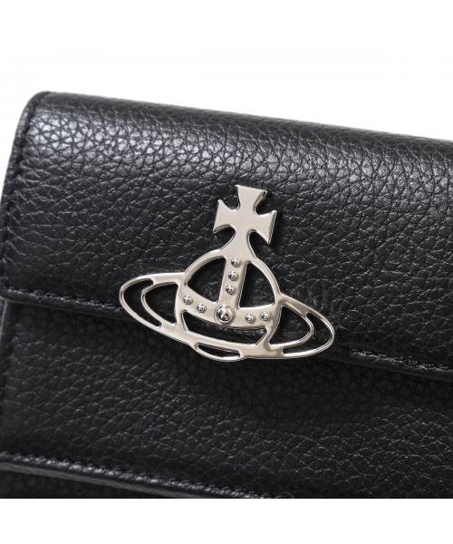 Vivienne Westwood 三つ折り財布 52010013U S000D メタルオーブ Vivienne Westwood 三つ折り財布 52010013U S000D