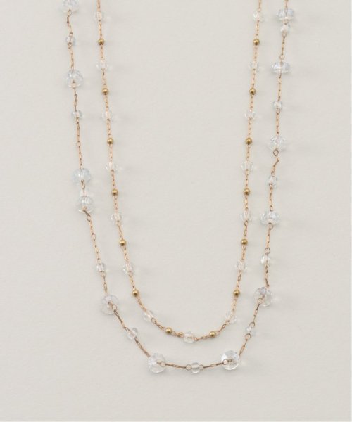 IENA(イエナ)/SITA NEVADO/シタ ネバド Crystal Chains Long necklace ネックレス/img02