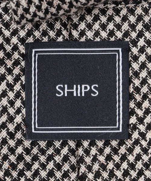 SHIPS MEN(シップス　メン)/SHIPS: リネン ハウンドトゥース ネクタイ/img02