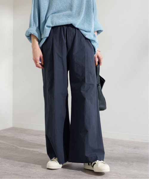 コットンナイロンギャザーワイドパンツ FRAMeWORK