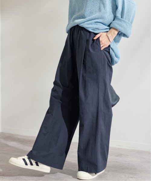 コットンナイロンギャザーワイドパンツ FRAMeWORK