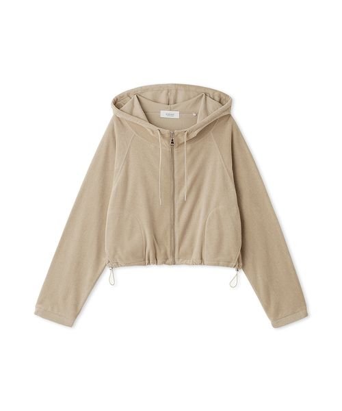 【emmi×PlaX】 パイルクロップドパーカー PlaX 予めご了承ください