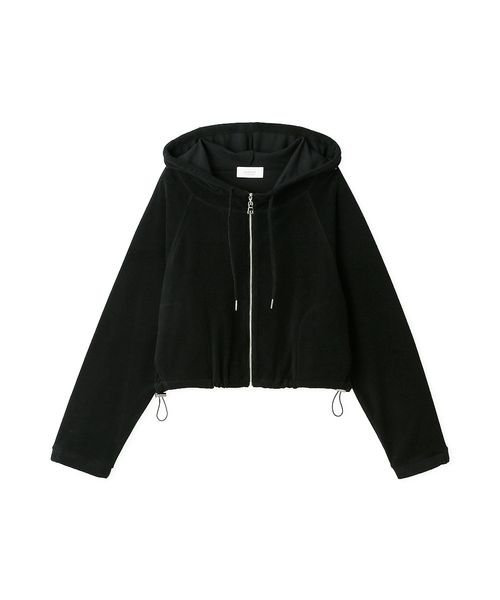 【emmi×PlaX】 パイルクロップドパーカー PlaX 予めご了承ください